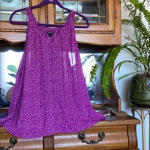 Purple Poke a dot Shirt